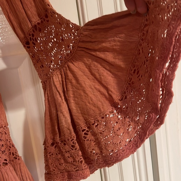 Free People lace and subtle tie-dye dress - Picture 6 of 12